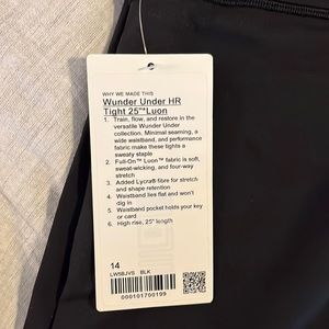 Lululemon Wunder Under 25” Legging